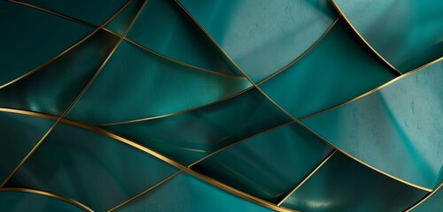 Abstract background, Modern and stylish abstract design poster with golden lines in trangular...