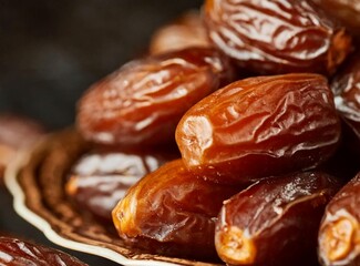 Dried date palm fruits Ramadan food