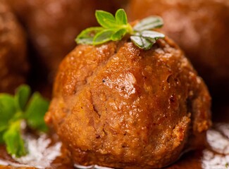 Meatball for Eid special macro photography