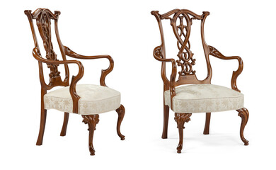 Classic armchair isolated on white background . different angle 