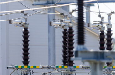 High Voltage Transmission Substation Components: Insulators and Electrical Equipment for Efficient...