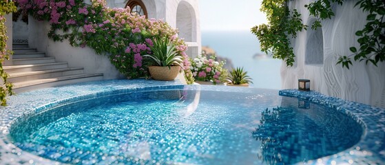 Fototapeta premium Swimming pool in hotel