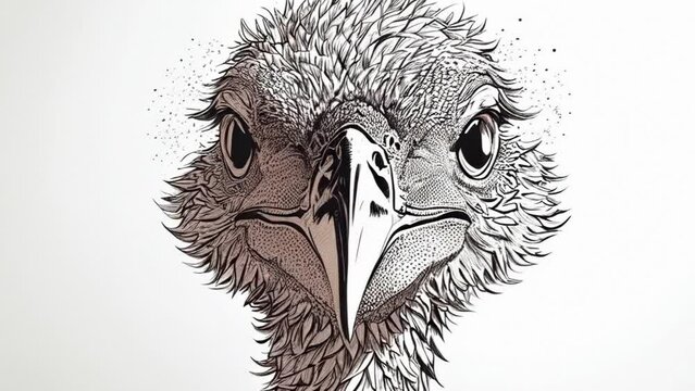 animation - Eagle and Emu Morphing Animation
