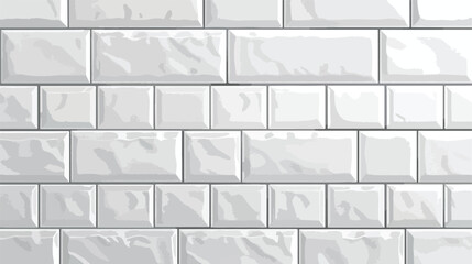 Seamless pattern with modern rectangular brick white