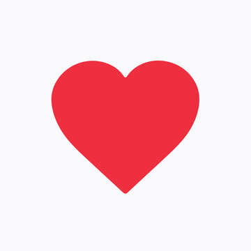 Free vector red heart 