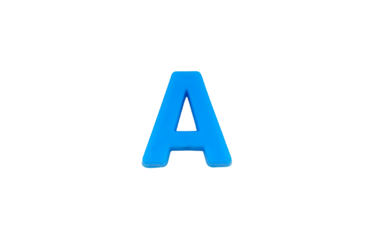 Blue letter 'A' isolate no white background.png