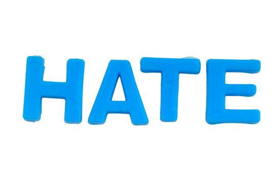 Blue Letters HATE isolate no white background.png