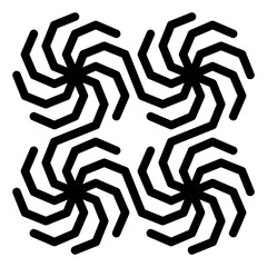 pattern line icon isolated on white background