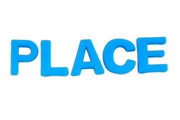 Blue Letters PLACE isolate no white background.png