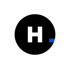 Round H monogram