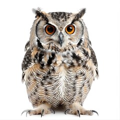 Fototapeta premium a photo of Owl, isolated on white background.