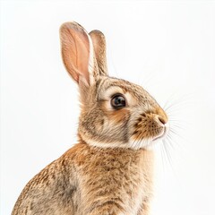 Obraz premium a photo of Rabbit, isolated on white background.