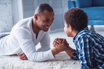 Obraz premium Father and son