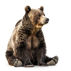 Fototapeta premium Photo of Bear, Isolate on white background