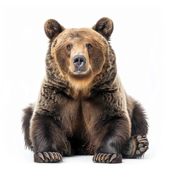 Fototapeta premium Photo of Bear, Isolate on white background