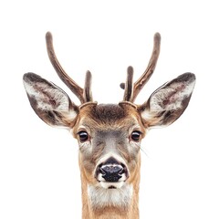 Photo of Deer, Isolate on white background