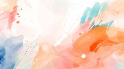 abstract background with gouache strokes in pink and blue ashades