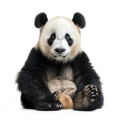 Obraz premium Photo of Panda, Isolate on white background