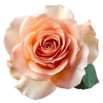 Photo of Rose, Isolate on white background
