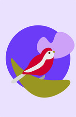 bird on branch
