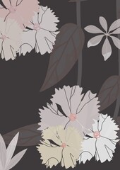 seamless pattern with flowers