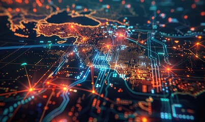 Networked data on the middle east's digital map