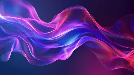 Dynamic abstract patterns wave and sound backgrounds,a colorful abstract light background , line of light,Shining Pink and Blue Waves on Dark as Abstract Background for Your Project
