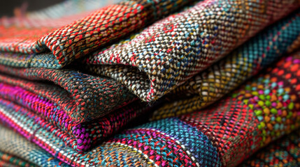 South America traditional fabric. 