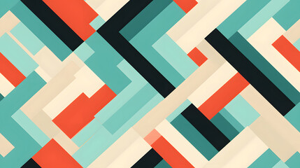 retro style diagonal pattern graphics poster background © yonshan