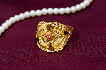 Gold Jewellery Ring Traditional
