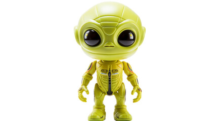 Alien Space Creature Toy on Transparnt background