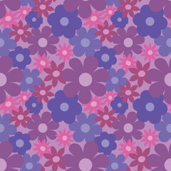 seamless pattern with flowers