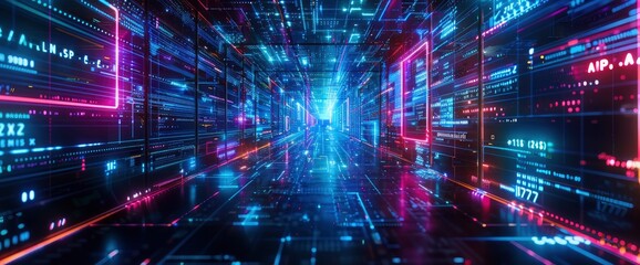 Technology Abstract, Digital Energy Grids, Technology Abstract Background