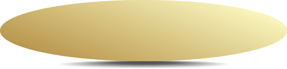 Fototapeta premium Gold paper round and shadow