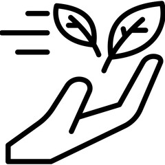 hand line icon