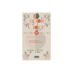 apple cider label, cider label design, Apple Cider template vector, apple engraving, hard cider
