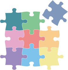 Obraz premium puzzle pieces