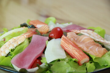 bacon wrapped in bacon Salmon steak: smoked salmon: salmon sushi