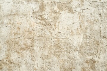 Fototapeta premium Colour old concrete wall texture background. Close Up retro plain cream color cement wall background texture. Design paper vintage parchment element show or advertise or promote product on display 