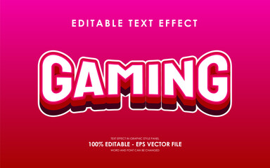 Editable Gaming 3D Text Effect