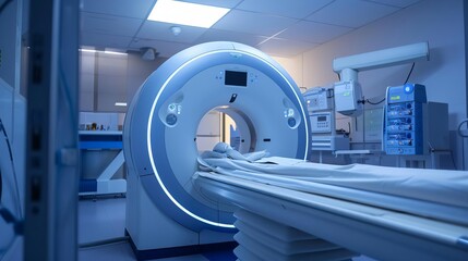 Advanced medical imaging technology in use
