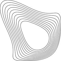 Abstract liquid geometric shapes. Graphic elements