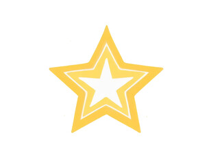 Obraz premium flat star icon for presentation png