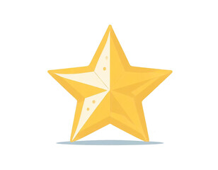 Fototapeta premium flat star icon for presentation png
