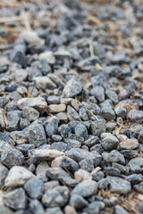 construction stone on the ground