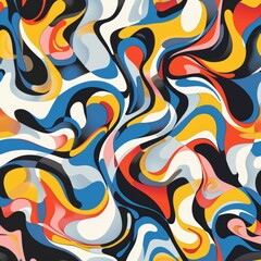  Abstract Pattern that captures the essence of motion