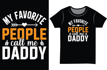 Father's day Typography t-shirt design