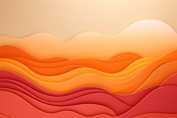 Fototapeta premium first sunrise flat design top view new beginnings theme 3D render Complementary Color Scheme