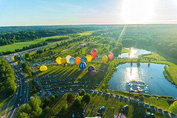 Hot Air Balloon Championship in Birstonas, Lithuania