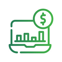 earnings gradient icon